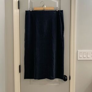 Lululemon Softstream High-Rise Midi Skirt Size 14 Black / Like New